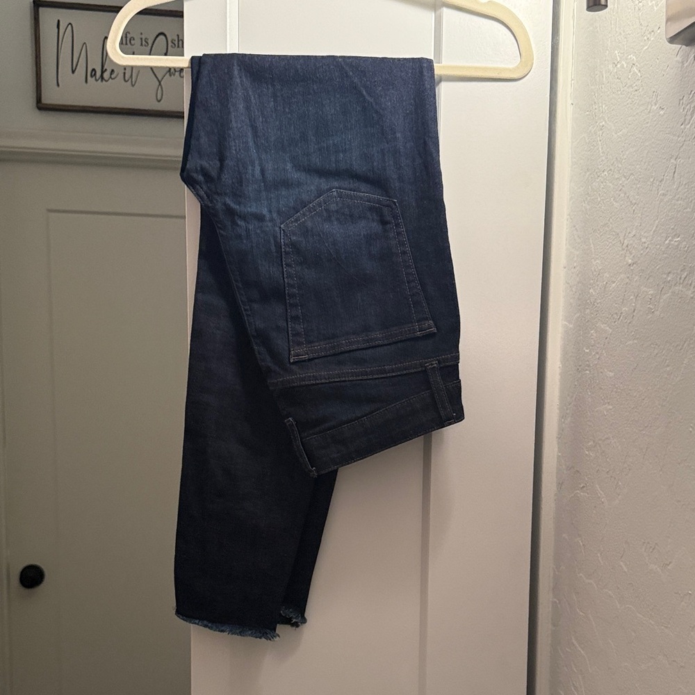 Joe's Jeans Dark Blue Ankle & Cropped